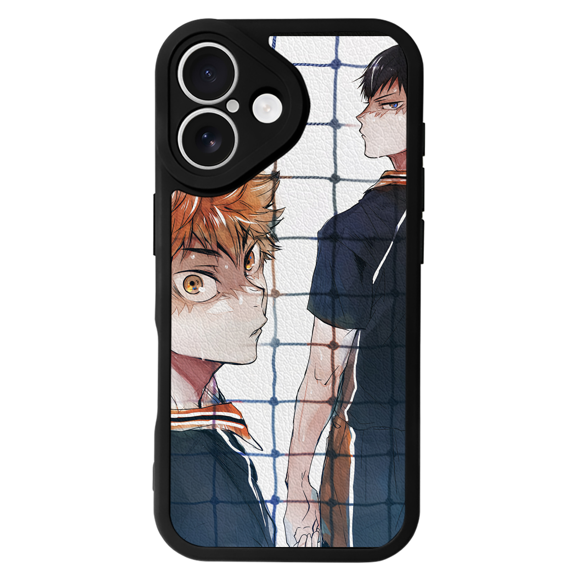 （画像用） ハイキュー!! Haikyu!! 【iPhone 16シリーズ対応】シリコンスマホケース（レザー調） 材質：シリコン